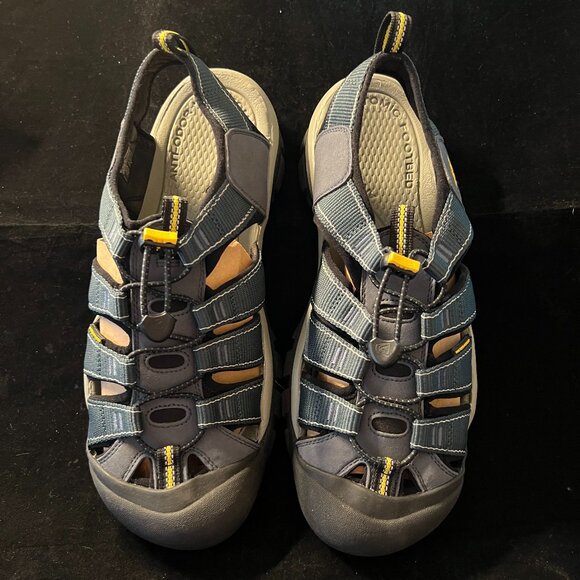 Keen Newport H2 Sandal Navy Med Grey NWOT M 10.5 - Picture 1 of 6